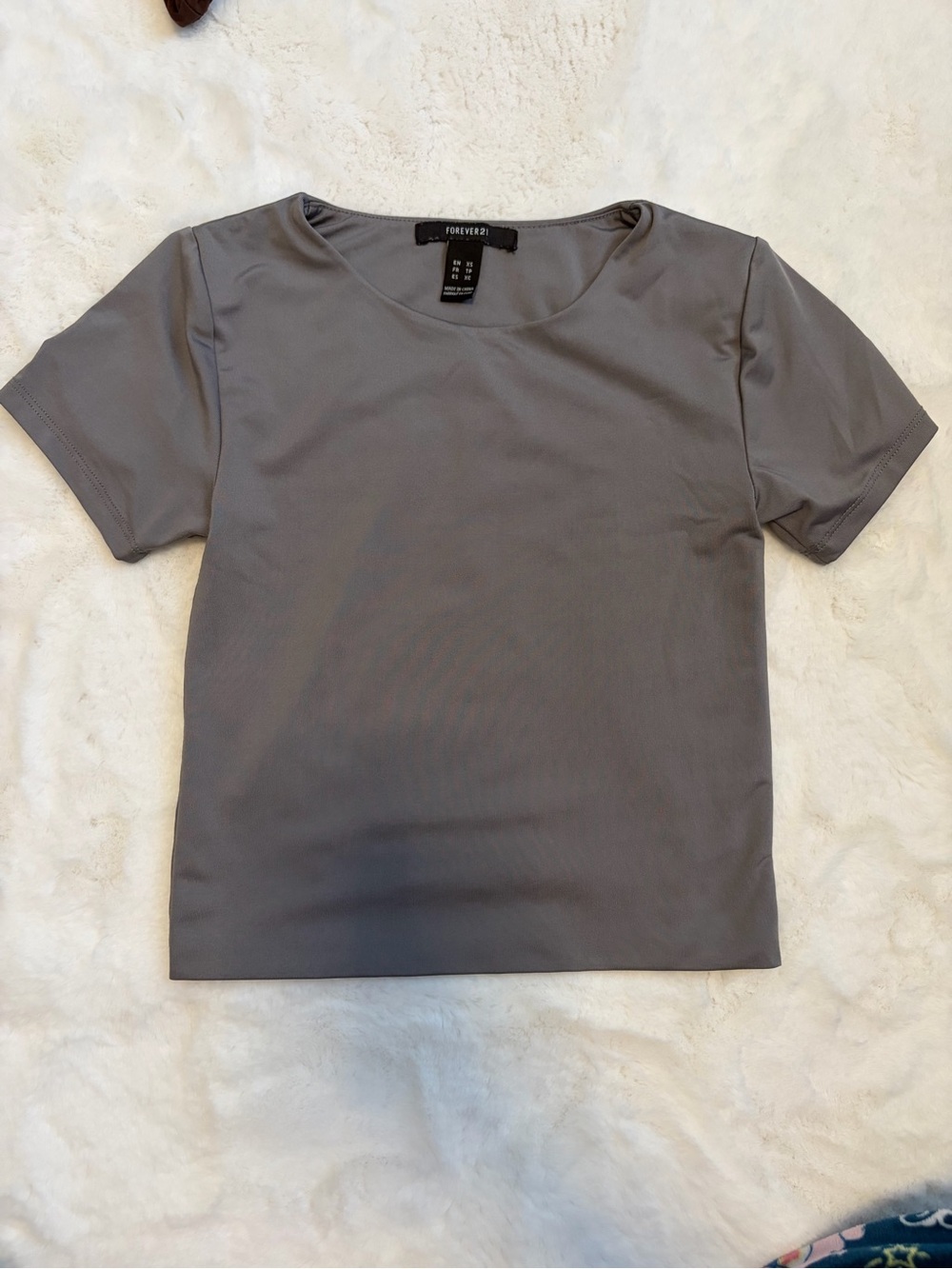 Forever 21 Gray Short Sleeve Women's Tee